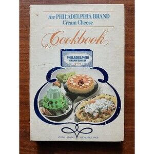 Kraft Philadelphia Cream Cheese Cookbook 1990 HC Spiral Illustrated